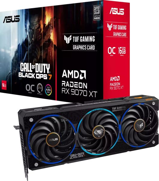 Karta graficzna Asus TUF Gaming Radeon RX 9070 XT COD BO7 Special Edition 16GB GDDR6 (TUF-RX9070XT-O16G-COD-BO7)