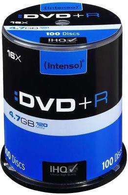 Intenso DVD+R 4.7 GB 16x 100 sztuk (4111156)
