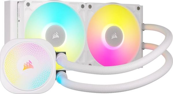Chłodzenie wodne Corsair iCUE LINK Titan 240 RX RGB Biały (CW-9061020-WW)