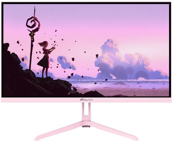 Monitor Arozzi Arozzi Nova 24 monitor komputerowy 60,5 cm (23.8") 1920 x 1080 px Full HD LED Różowy