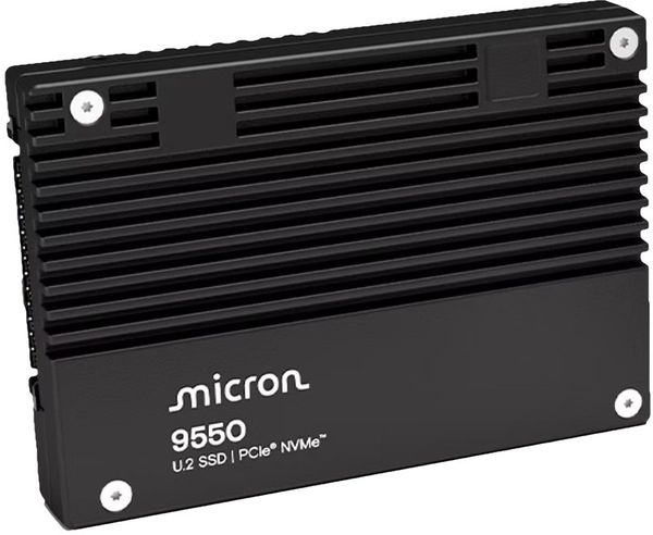 Dysk SSD Micron 9550 MAX SSD Mixed Use szyfrowany 6.4 TB intern 2.5" (6.4 cm) PCI Express 5.0 x4 (NVMe) 256-Bit-AES TCG Opal Encryption 2.0 Self-Encry