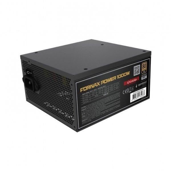 Zasilacz Gembird Zasilacz komputerowy Fornax Power 1000W aktywny PFC wentylator 12 cm 80+Gold