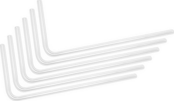 EK Water Blocks EK-Loop Hard Tube 14/10mm Acryl zakrzywiony 90 stopni 80cm 6 sztuk