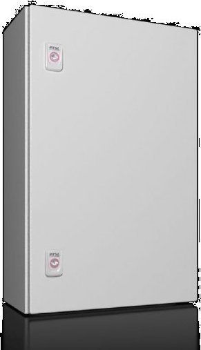 Rittal AX Obudowa kompaktowa 380x600x210 mm blacha stalowa z pł. mont. jednodrzwiowa 2 zamki dźwigienkowe 1038.000