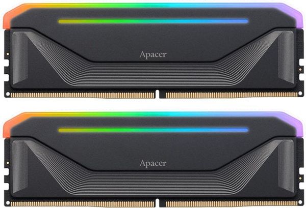 Pamięć Apacer Pamięć DDR5 Apacer NOX RGB 32GB (2x16GB) 6000MHz CL38 1,35V Black HS