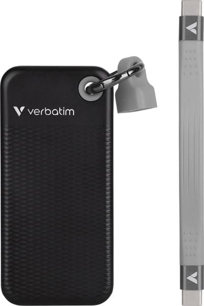 Dysk zewnętrzny SSD Verbatim Pocket 1TB Czarno-szary (32190)