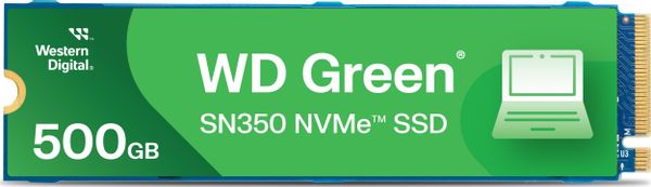 Dysk SSD WD Green SN350 500GB M.2 2280 PCI-E x4 Gen3 NVMe (WDS500G2G0C)