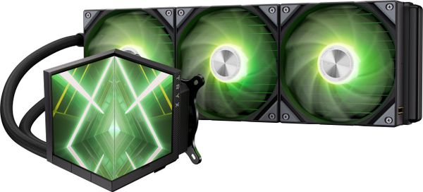 Chłodzenie wodne TRYX Chłodzenie wodne Tryx Stage 360mm Black wyświetlacz Dual IPS (L-S360A-DM3M-G0K)