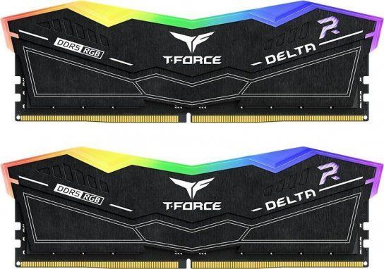 Pamięć TeamGroup Pamięć DDR5 Team Group T-FORCE D-ELTA RGB 32GB (2x16GB) 6400MHz CL32 1,35V Czarna