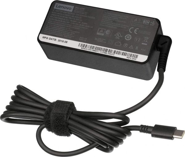 Zasilacz do laptopa Lenovo 45 W, USB-C, 3 A, 20 V (00HM663)