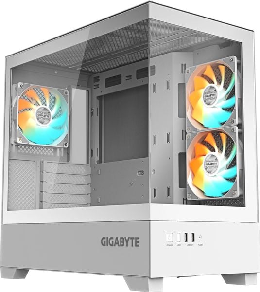 Obudowa Gigabyte C201 Panoramic Ice ARGB biała (GB-C201PI)