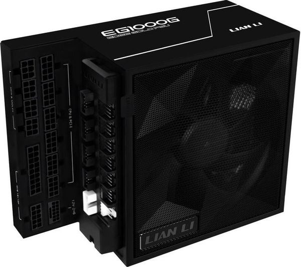 Zasilacz Lian Li EDGE GOLD 1000 80 PLUS Gold Zasilacz, PCIe 5.1, ATX 3.1 - 1.000 Watt, czarny, w tym USB-Hub