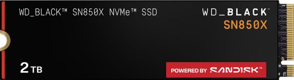 Dysk SSD SanDisk Black SN850X 2TB M.2 2280 PCI-E x4 Gen4 NVMe (WDBBYV0020BNC-WRSN)