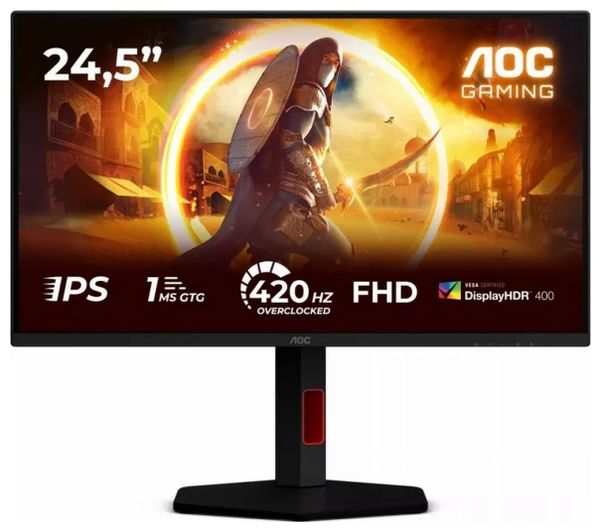 AOC 25G4KUR - 420Hz OC | Full HD | Fast IPS | 24.5''