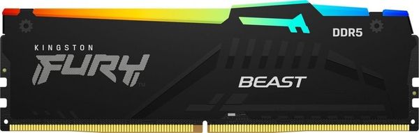 Pamięć Kingston Fury Beast RGB, DDR5, 8 GB, 5600MHz, CL36 (KF556C36BBEA-8)