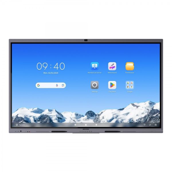 Monitor Hikvision Monitor interaktywny HIKVISION DS-D5C75RB/B2L 75" 4K (Android 14, EDLA) z kamerą