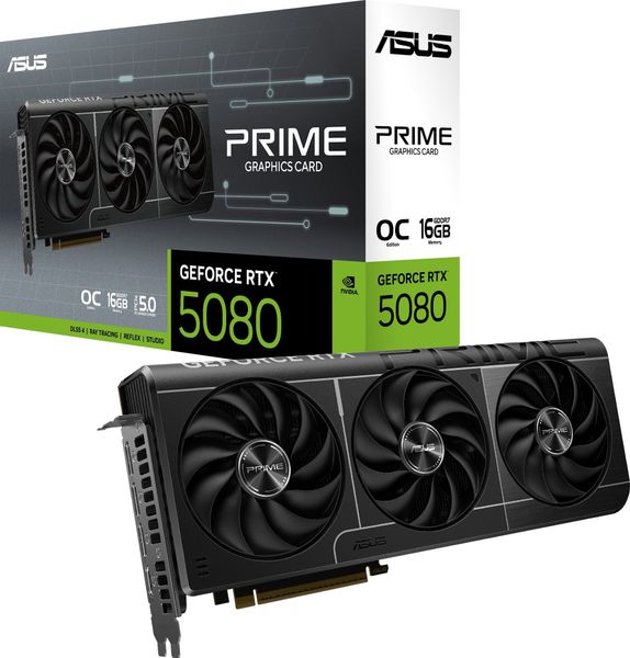 Karta graficzna Asus Prime GeForce RTX 5080 OC 16GB GDDR7 DLSS4 (PRIME-RTX5080-O16G)