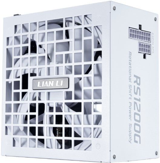 Zasilacz Lian Li RS Series 80 PLUS Gold Zasilacz, ATX 3.1, modular - 1.200 Watt, z RS Hub, biały