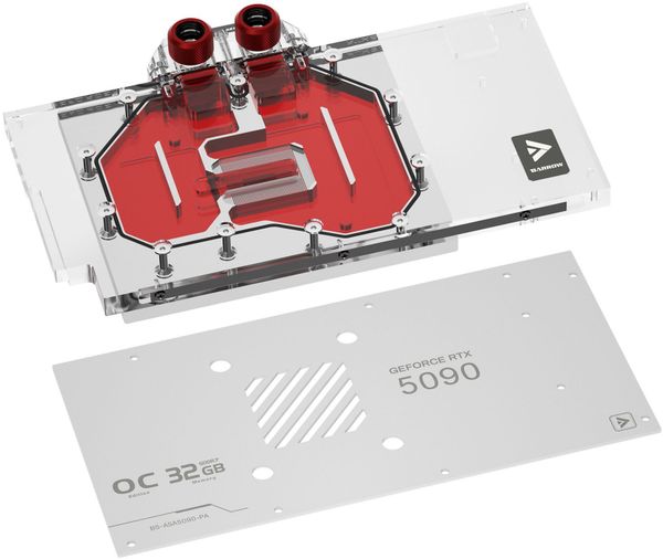 Barrow ASUS ROG Astral 5090 GPU blok wodny - biały