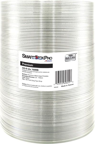 SmartDisk CD-R 700 MB 52x 100 sztuk (69825)