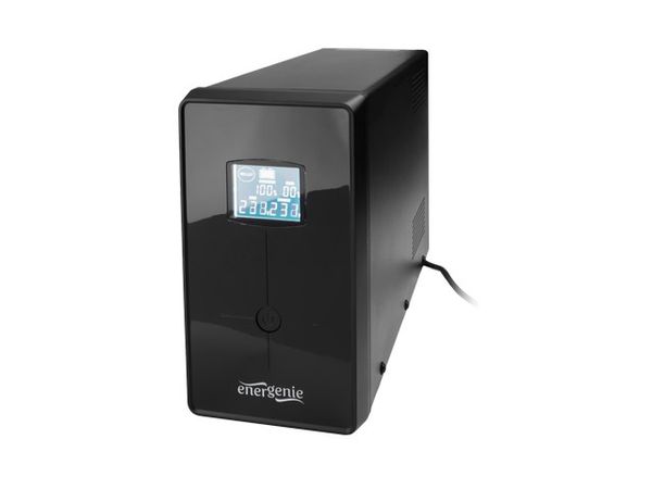 Energenie by Gembird Line-In 1200VA, 3xIEC, 2xSCHUKO 230V, USB, RJ11 IN/OUT, LCD