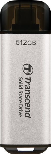 Dysk zewnętrzny SSD Transcend ESD300S 512GB Srebrny (TS512GESD300S)
