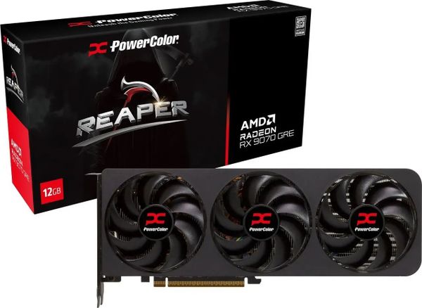 Karta graficzna PowerColor Reaper Radeon RX 9070 GRE 12GB GDDR6 (RX9070GRE 12G-A)