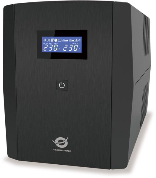 UPS Conceptronic Conceptronic ZEUS03G zasilacz UPS Technologia line-interactive 1,2 kVA 720 W 4 x gniazdo sieciowe
