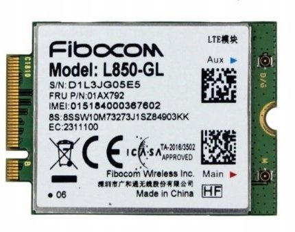 Karta sieciowa Lenovo 4G LTE CAT9 wireless module
