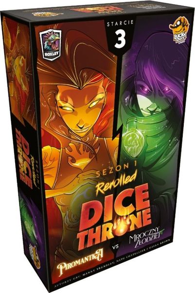 Lucky Duck Dice Throne: Starcie 3 - Piromantka vs Mroczny Złodziej