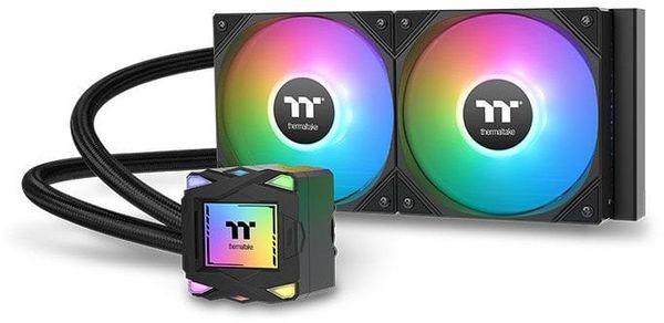 Chłodzenie wodne Thermaltake Thermaltake LA240 ARGB Płyta główna Zestaw do chłodzenia płynami 12 cm Czarny 1 szt.