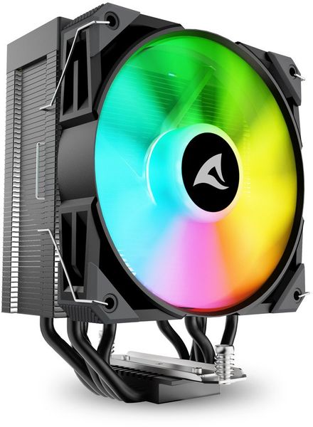 Chłodzenie CPU Sharkoon Sharkoon A50 RGB Procesor Chłodnica powietrza 12 cm Czarny 1 szt.