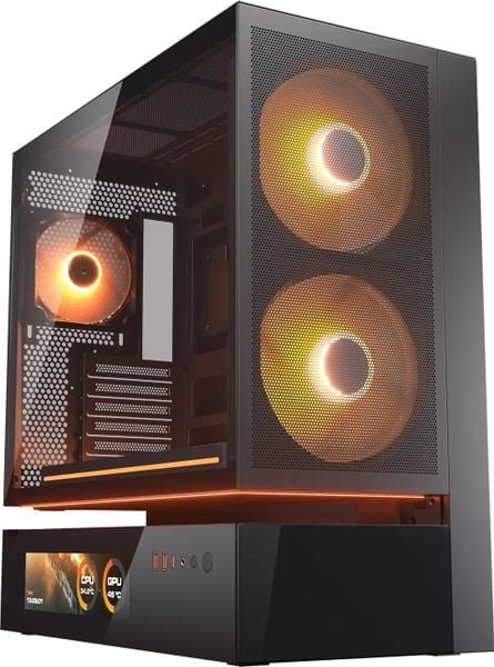 Obudowa Cougar COUGAR Obudowa Midi-Tower CFV235 Vision, ARGB, Mesh, czarny