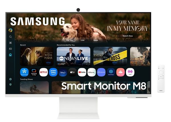 Samsung Smart M8 LS32FM801UUXEN - 4K | VA | Smart | 32'' | USB-C PD65W | kamera