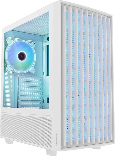 Obudowa Modecom Breeze ARGB Flow biała (AT-BREEZE-MG-ARGB-20-000000-0002)