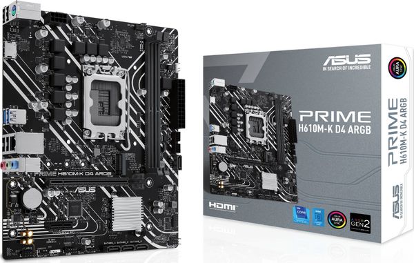 Płyta główna Asus PRIME H610M-K D4 ARGB