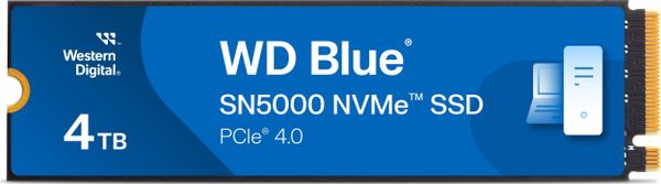 Dysk SSD SanDisk Blue SN5000 4TB M.2 2280 PCI-E x4 Gen4 NVMe (WDS400T4B0E)