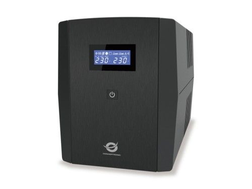 Conceptronic ZEUS 1200VA 720W UPS - IEC + schuko socket - Line-Interactive - 1200 VA - 720 W -...