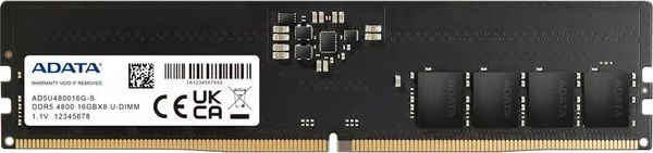 Pamięć ADATA DDR5, 16 GB, 5600MHz, CL46 (AD5U560016G-S)