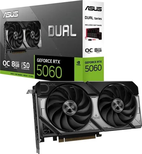 Asus Dual GeForce RTX 5060 OC GDDR7