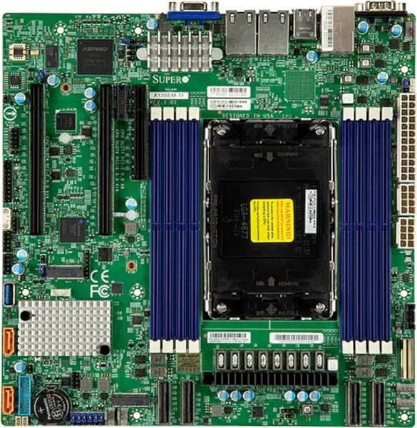 Płyta główna SuperMicro Supermicro Mainboard X13SEM-TF micro-ATX Sockel 4677 Bulk