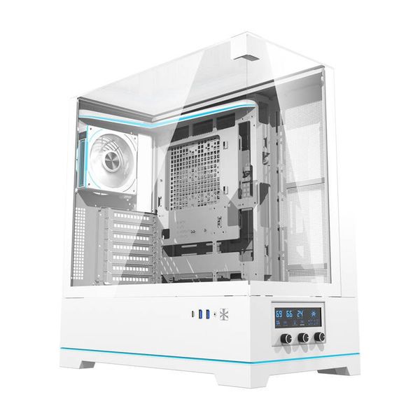 Obudowa Darkflash DY450 PRO ARGB biała
