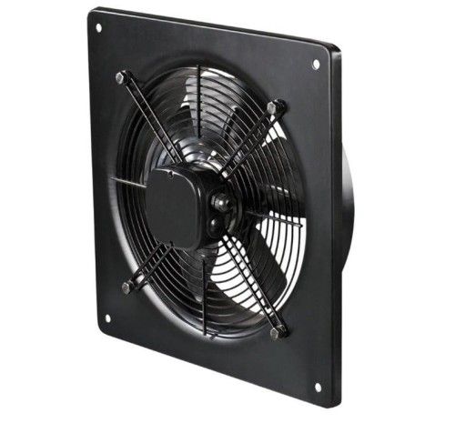 Wentylator ścienny Vents fi 400 180W 63dB czarny (OV4E400)