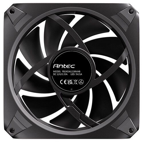 Antec Orbit 120 ARGB FAN Obudowa komputera Wentylator 12 cm Czarny