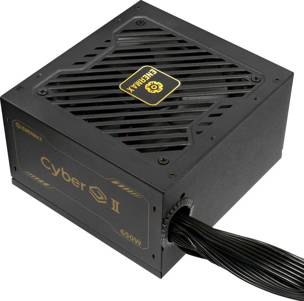 Zasilacz Enermax CYBERG II ATX3.1 650W Zasilacz 80Plus Gold nie modularny 120mm FDB-wentylator 105C jap. Caps 5J. gwarancja producenta